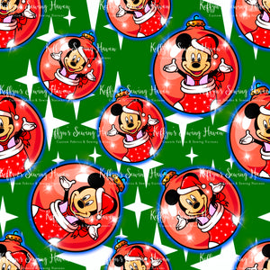 *BACK ORDER* Mouse Baubles Green Main