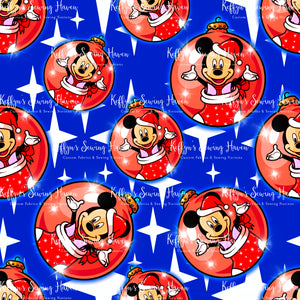 *BACK ORDER* Mouse Baubles Blue Main