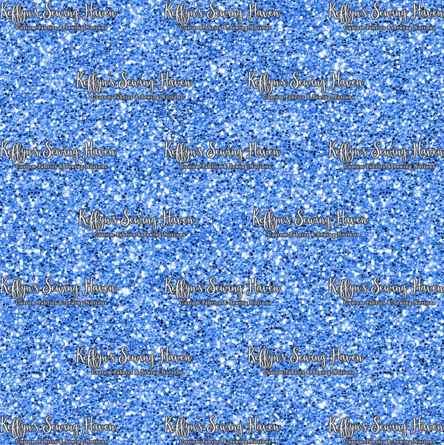 *BACK ORDER* Jasmine Jewelled Blue Glitter
