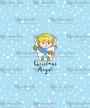 Load image into Gallery viewer, *BACK ORDER* Little Nativity Blue &#39;Angel&#39; Panels