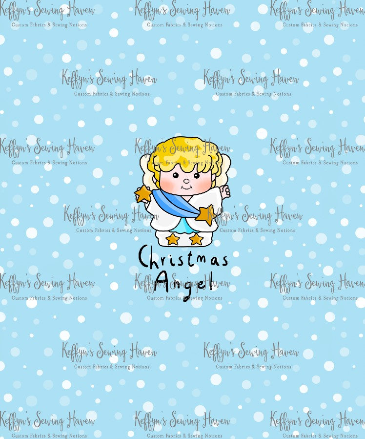 *BACK ORDER* Little Nativity Blue 'Angel' Panels