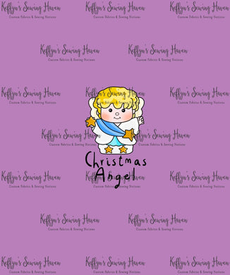*BACK ORDER* Little Nativity Purple 'Angel' Panels