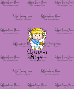 *BACK ORDER* Little Nativity Purple 'Angel' Panels