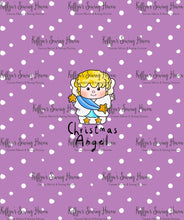Load image into Gallery viewer, *BACK ORDER* Little Nativity Purple &#39;Angel&#39; Panels