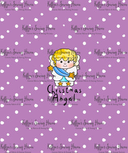 *BACK ORDER* Little Nativity Purple 'Angel' Panels