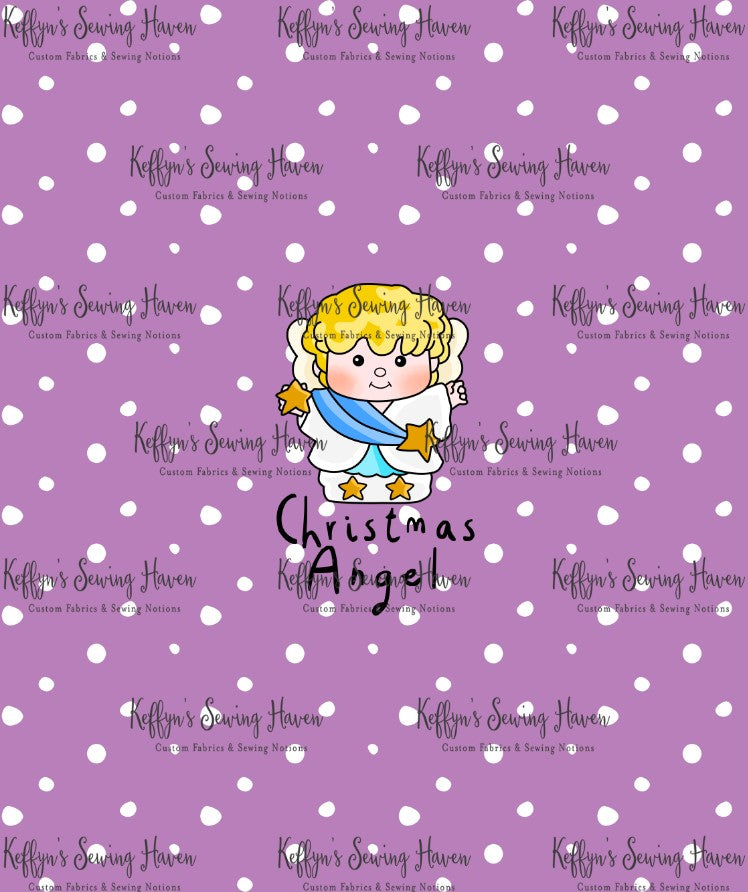 *BACK ORDER* Little Nativity Purple 'Angel' Panels
