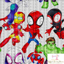 Load image into Gallery viewer, *BACK ORDER* Spidey Friends &#39;Group&#39; CLEAR VINYL