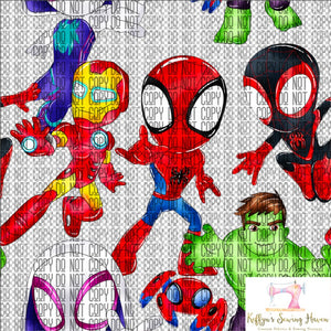 *BACK ORDER* Spidey Friends 'Group' CLEAR VINYL