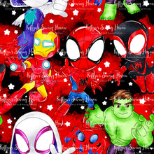 Load image into Gallery viewer, *BACK ORDER* Spidey Friends &#39;Group&#39; Main Black/Red
