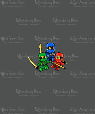 *BACK ORDER* Ninjas Trio Panels