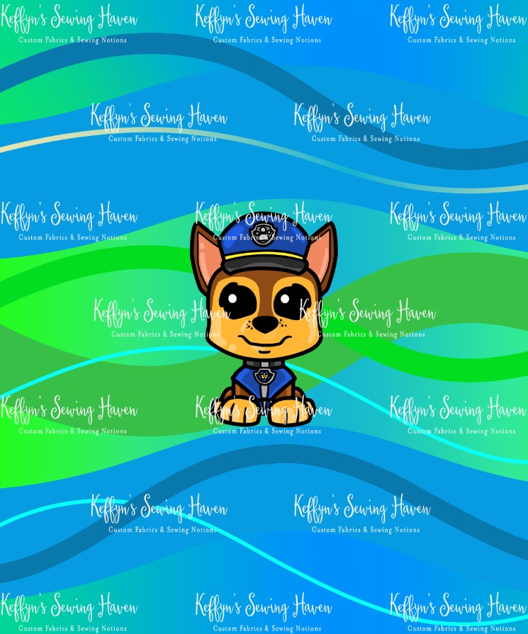 *BACK ORDER* Paws Blue ADULT Panels
