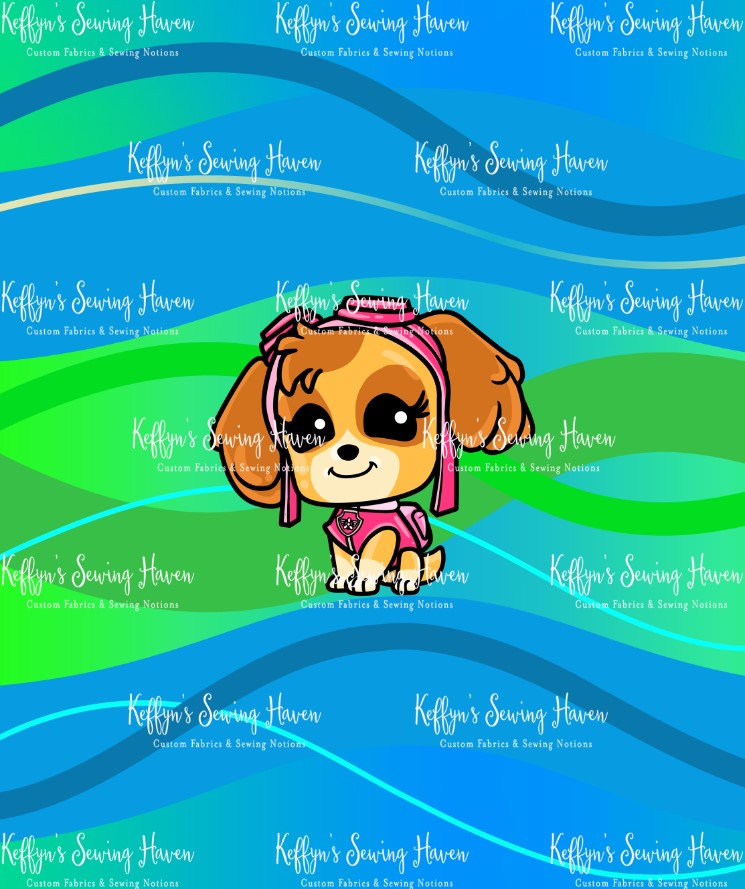 *BACK ORDER* Paws Blue CHILD Panels