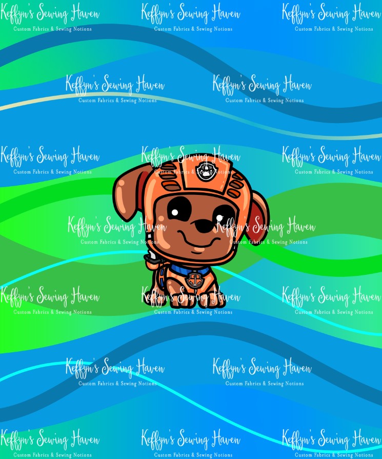*BACK ORDER* Paws Blue BIG KID Panels