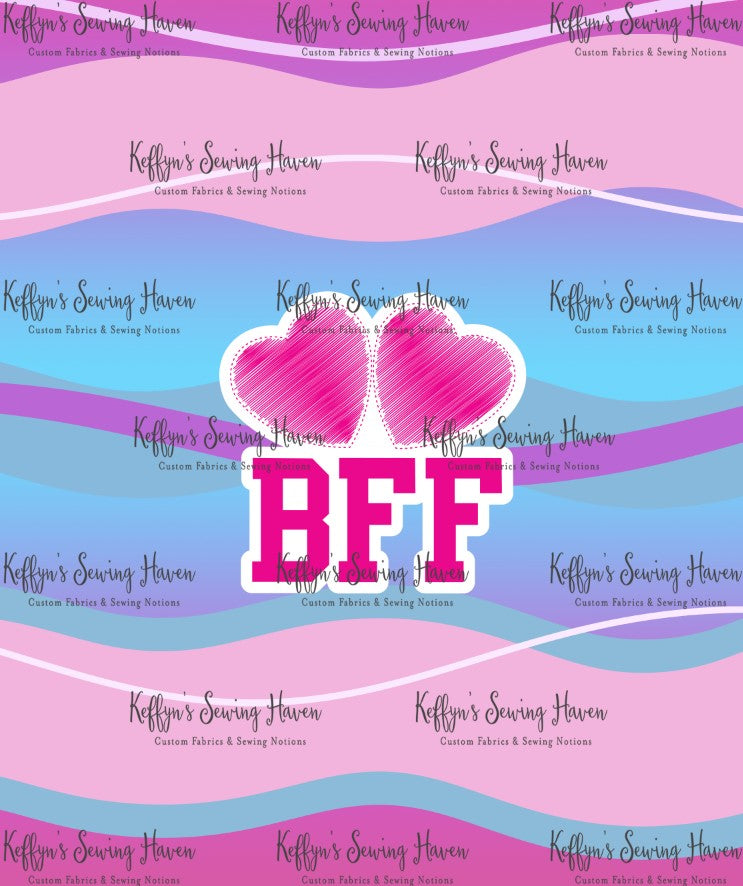 *BACK ORDER* Paws Pink 'BFF' Panels