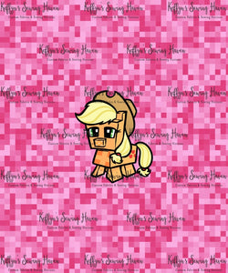 *BACK ORDER* Pixel Ponies 'Pink' BIG KID Panels