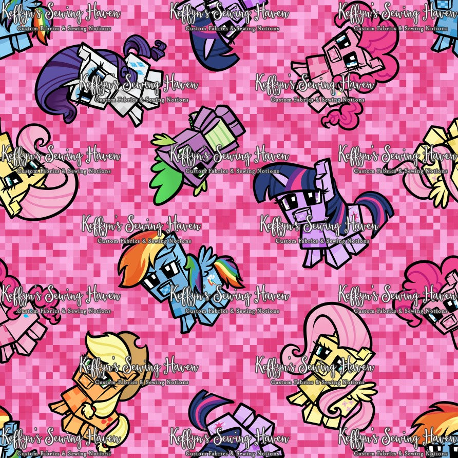 *BACK ORDER* Pixel Ponies Pink