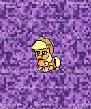 Load image into Gallery viewer, *BACK ORDER* Pixel Ponies &#39;Purple&#39; BIG KID Panels