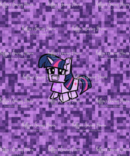Load image into Gallery viewer, *BACK ORDER* Pixel Ponies &#39;Purple&#39; BIG KID Panels