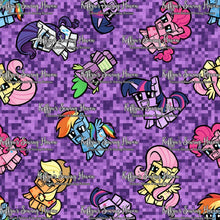 Load image into Gallery viewer, *BACK ORDER* Pixel Ponies Purple