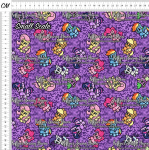 *BACK ORDER* Pixel Ponies Purple