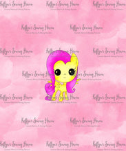 Load image into Gallery viewer, *BACK ORDER* Ponies Pink ADULT Panels