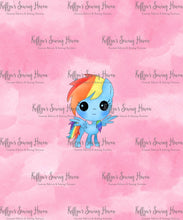 Load image into Gallery viewer, *BACK ORDER* Ponies Pink ADULT Panels