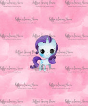 Load image into Gallery viewer, *BACK ORDER* Ponies Pink ADULT Panels