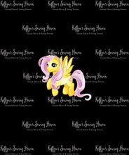 Load image into Gallery viewer, *BACK ORDER* Pony Mash Up Black ADULT Panels