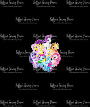 Load image into Gallery viewer, *BACK ORDER* Pony Mash Up Black ADULT Panels