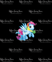 Load image into Gallery viewer, *BACK ORDER* Pony Mash Up Black ADULT Panels