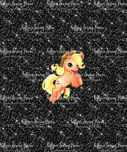 Load image into Gallery viewer, *BACK ORDER* Pony Mash Up CHILD Black Glitter Panels