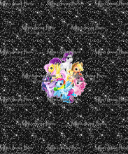 Load image into Gallery viewer, *BACK ORDER* Pony Mash Up CHILD Black Glitter Panels