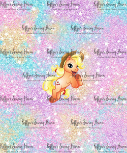 *BACK ORDER* Pony Mash Up CHILD Rainbow Panels
