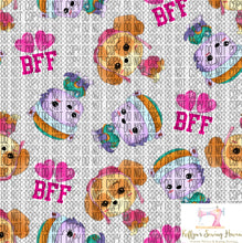 Load image into Gallery viewer, *BACK ORDER* Paw Pretty Paws CLEAR VINYL