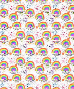 *BACK ORDER* VSC Rainbow After the Storm Blanket Panels PLUSH