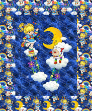 Load image into Gallery viewer, *BACK ORDER* VSC Rainbow Girl Blanket Panels PLUSH