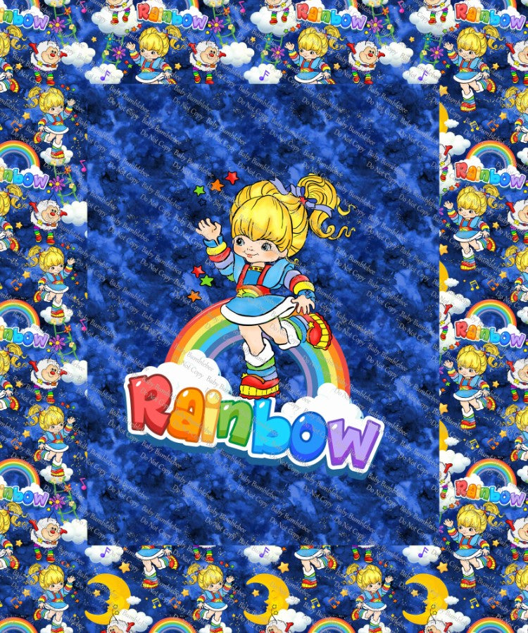 *BACK ORDER* VSC Rainbow Girl Blanket Panels PLUSH