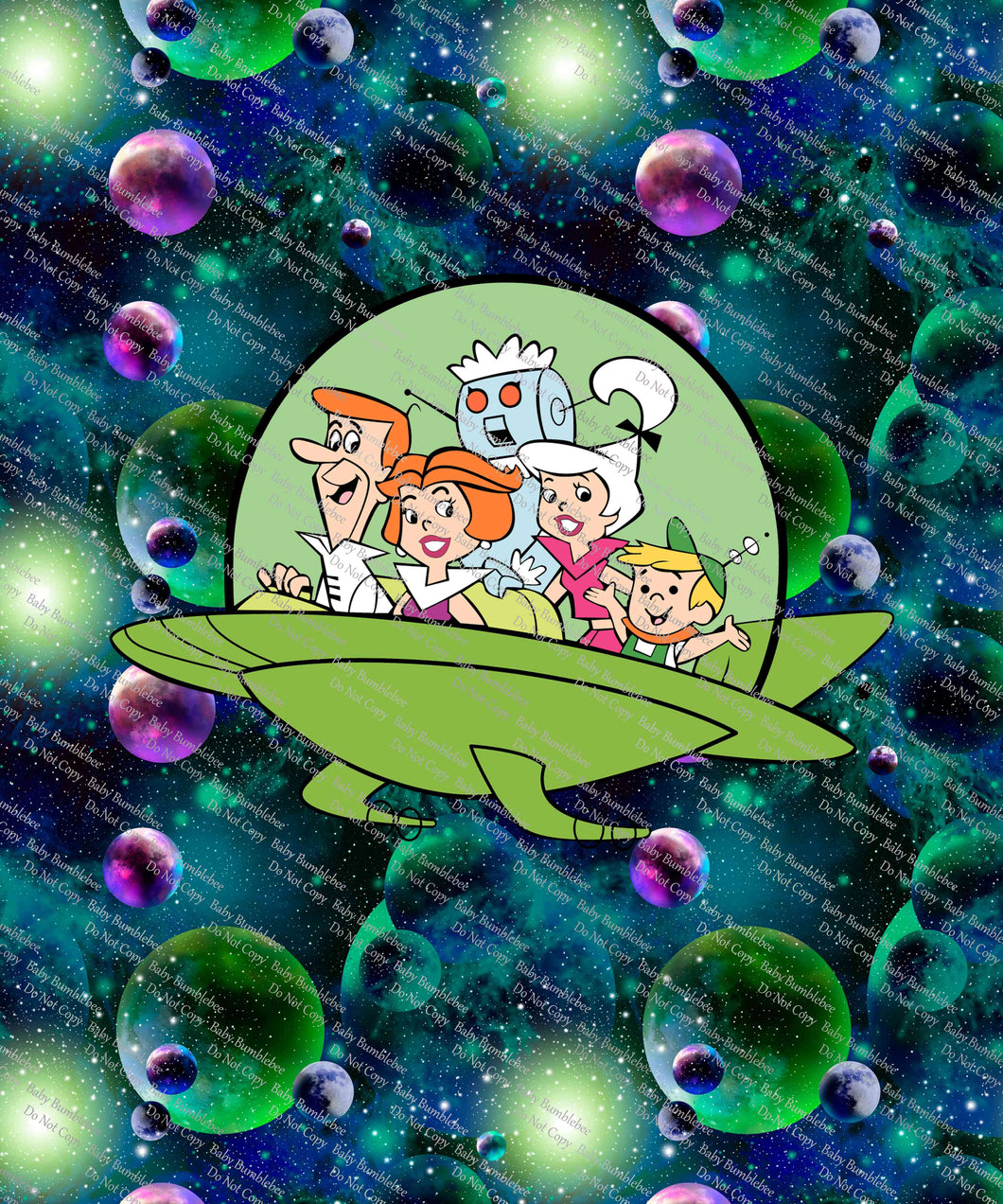 *BACK ORDER* Space Family Blanket Panels PLUSH