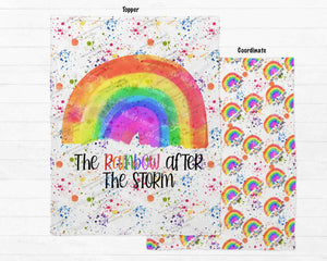 *BACK ORDER* VSC Rainbow After the Storm Blanket Panels PLUSH