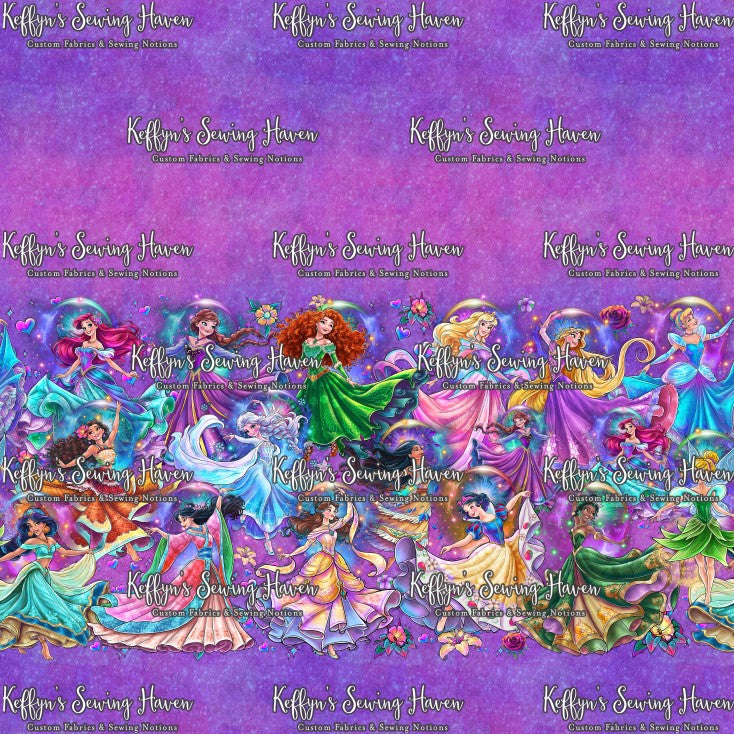 *BACK ORDER* SE Princesses Border Prints