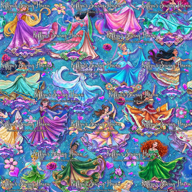 *BACK ORDER* SE Princesses M1 Cyan & Dk Blue