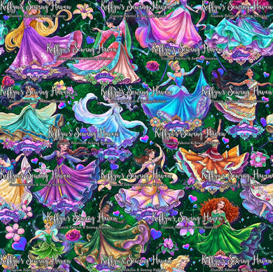 *BACK ORDER* SE Princesses M1 Dk Green & Magenta