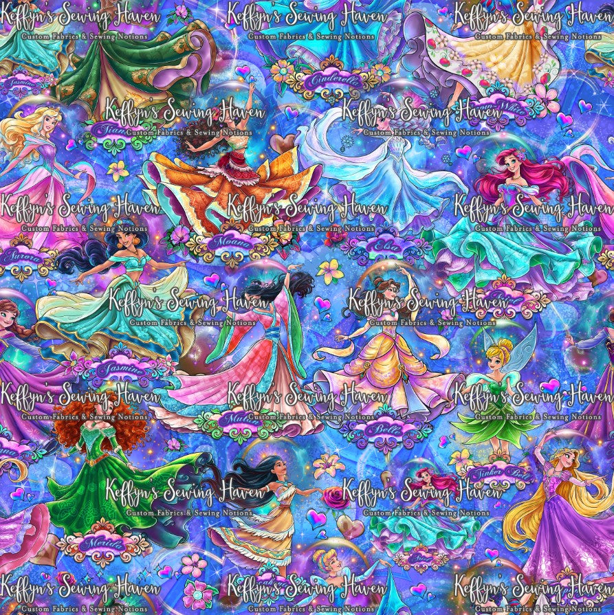 *BACK ORDER* SE Princesses M3 Blue & Dk Blue