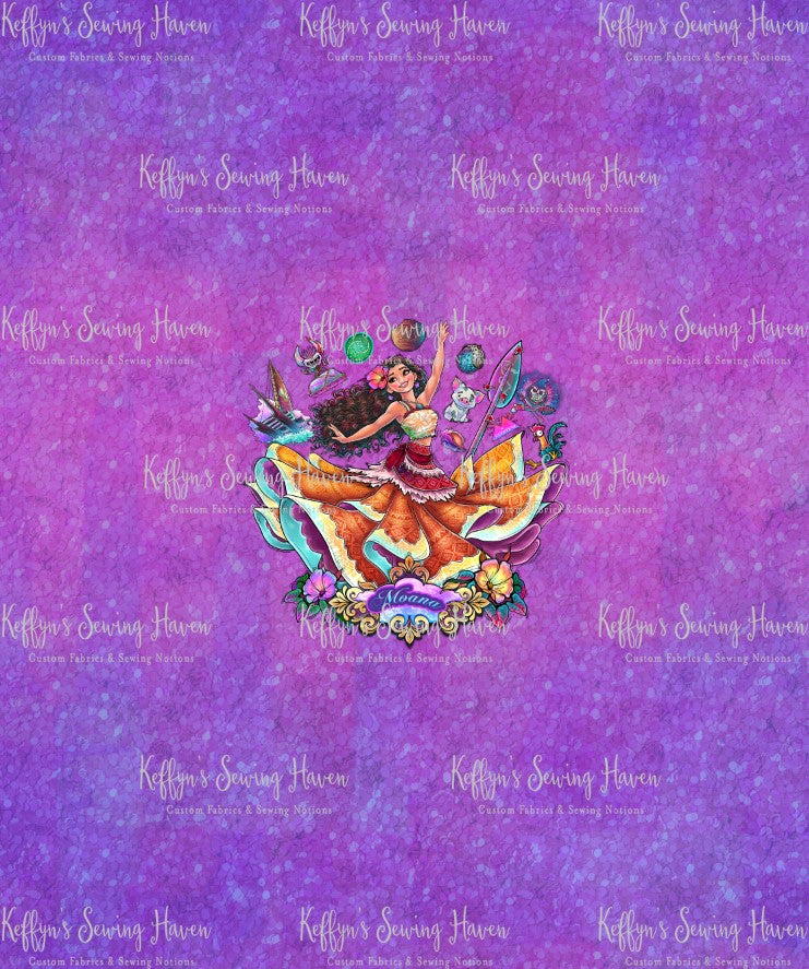 *BACK ORDER* SE Princesses Moana Panels BG 1 & 2