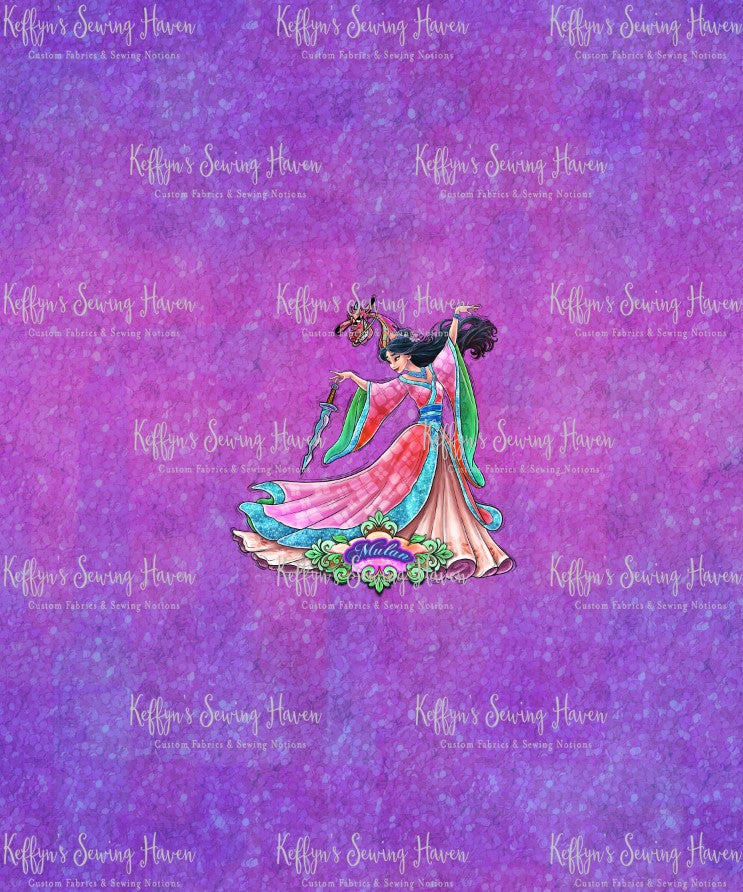 *BACK ORDER* SE Princesses Mulan Panels BG 1 & 2