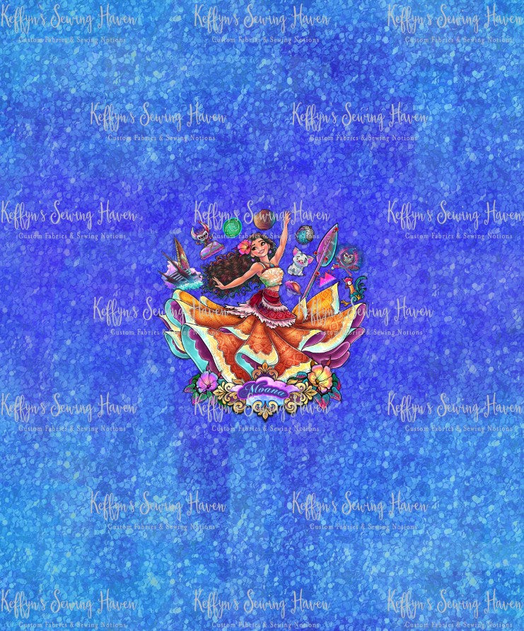 *BACK ORDER* SE Princesses Moana Panels BG 3 & 4