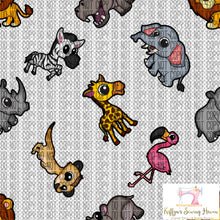 Load image into Gallery viewer, *BACK ORDER* Safari Animals CLEAR VINYL