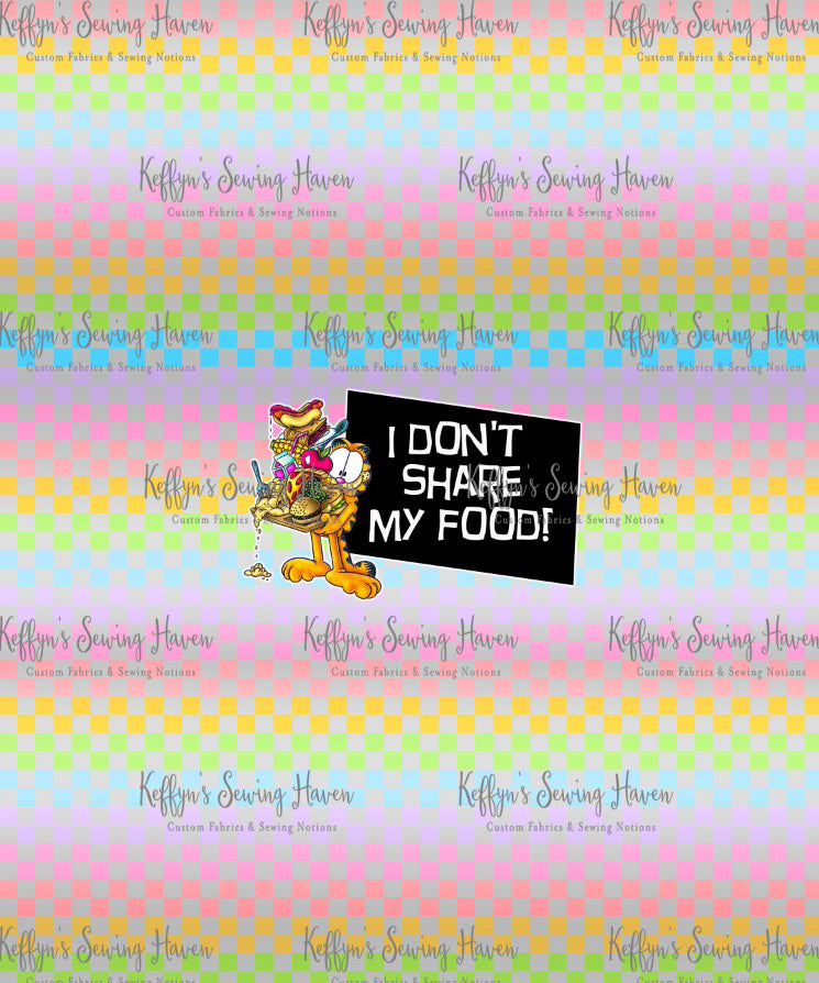 *BACK ORDER* Garfield Salty 'Don't Share' CHILD Panels