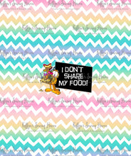 Load image into Gallery viewer, *BACK ORDER* Garfield Salty &#39;Don&#39;t Share&#39; CHILD Panels