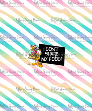Load image into Gallery viewer, *BACK ORDER* Garfield Salty &#39;Don&#39;t Share&#39; CHILD Panels